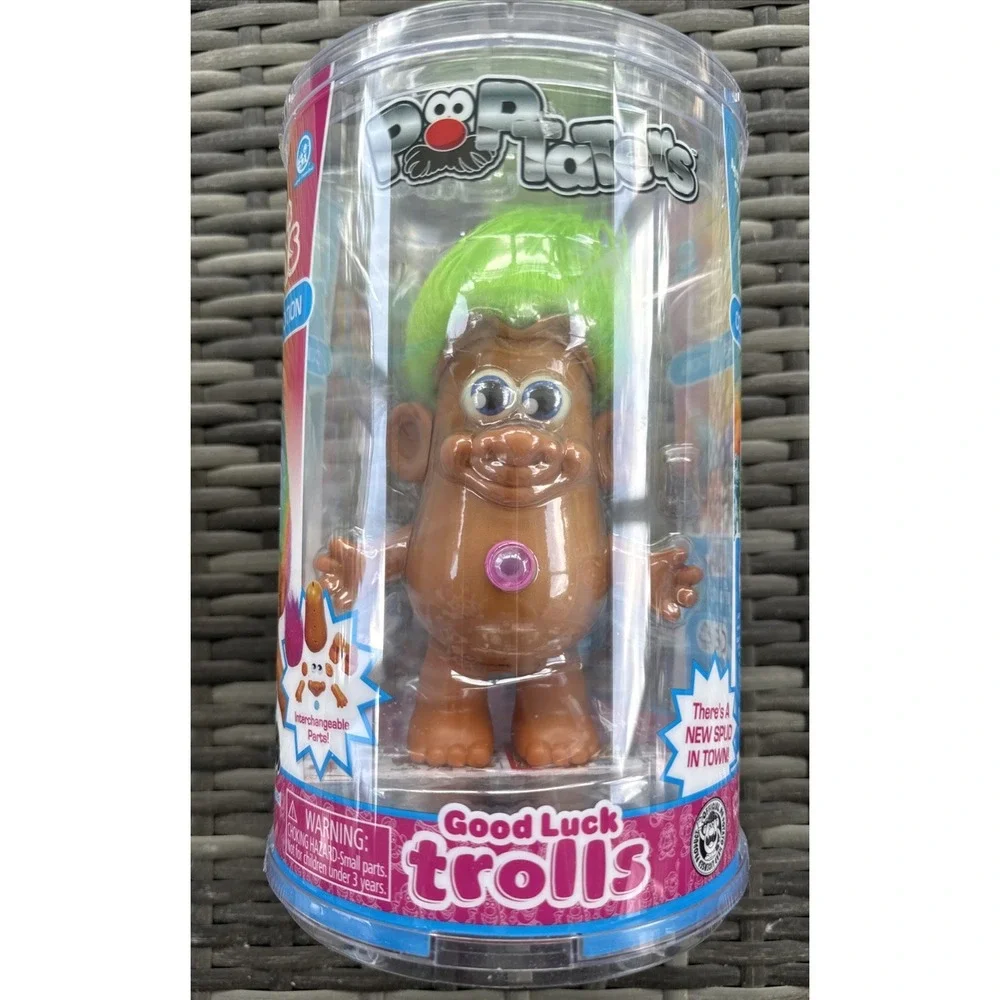 Poptaters Good Luck Trolls Mr Potato Head Figure Collectors Edition‎ New